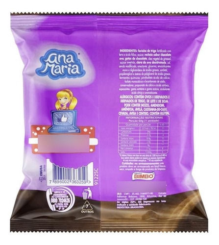Miniatura: Kit 10 Pacotes  Bolinho Recheado Ana Maria 70g Chocolate