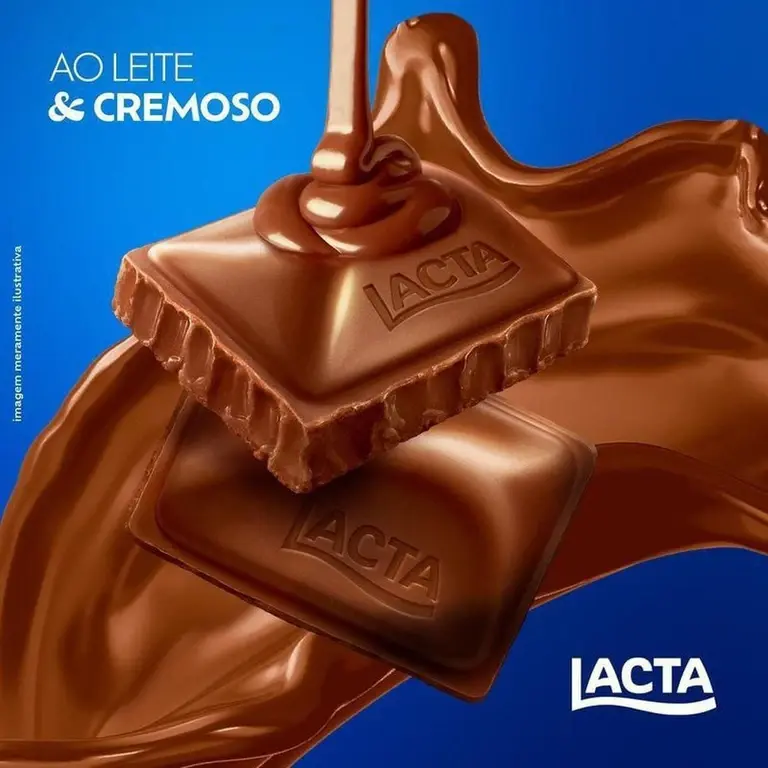 Miniatura: Chocolate Lacta ao Leite 80 g