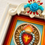 Thumbnail: Sacred Heart with Blue Roses Shadow Box