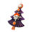 Thumbnail: Purple And Orange Sugar Skull Christmas Tree Ornament