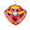 Thumbnail: Sacred Heart Peach Ornament