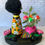Thumbnail: Dia De Los Muertos Pink Vase Of Calaveras With Frida