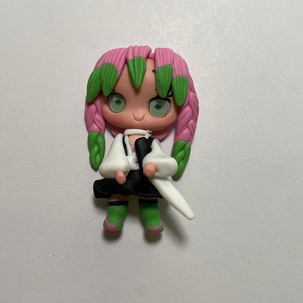 DEMON SLAYER MITSURI Kanroji Figure Kimetsu No Yaiba 6" Figure Toy With
