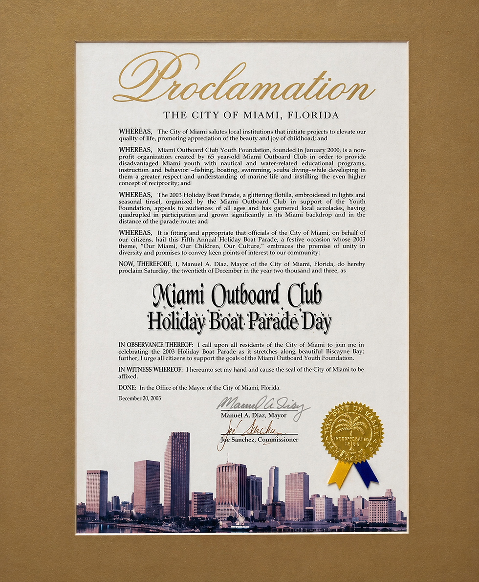 Proclamation Award
