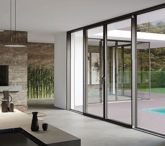 wood sliding door