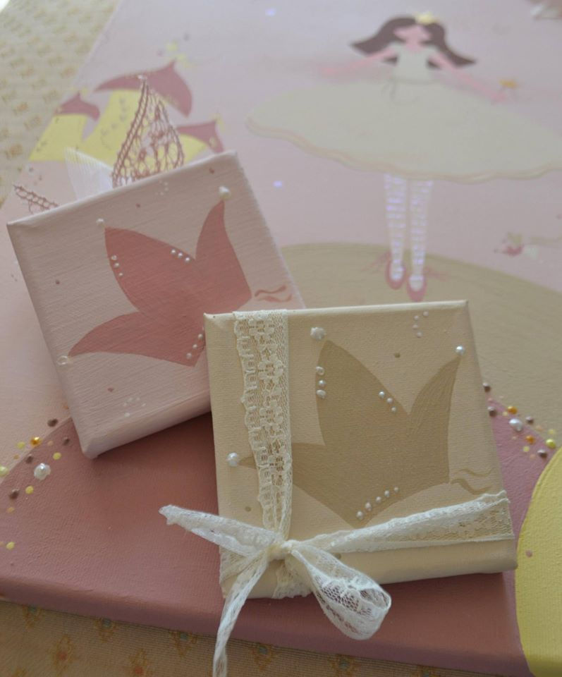 Μικρογραφία: Μπομπονιέρες βάπτισης μίνι καδράκια