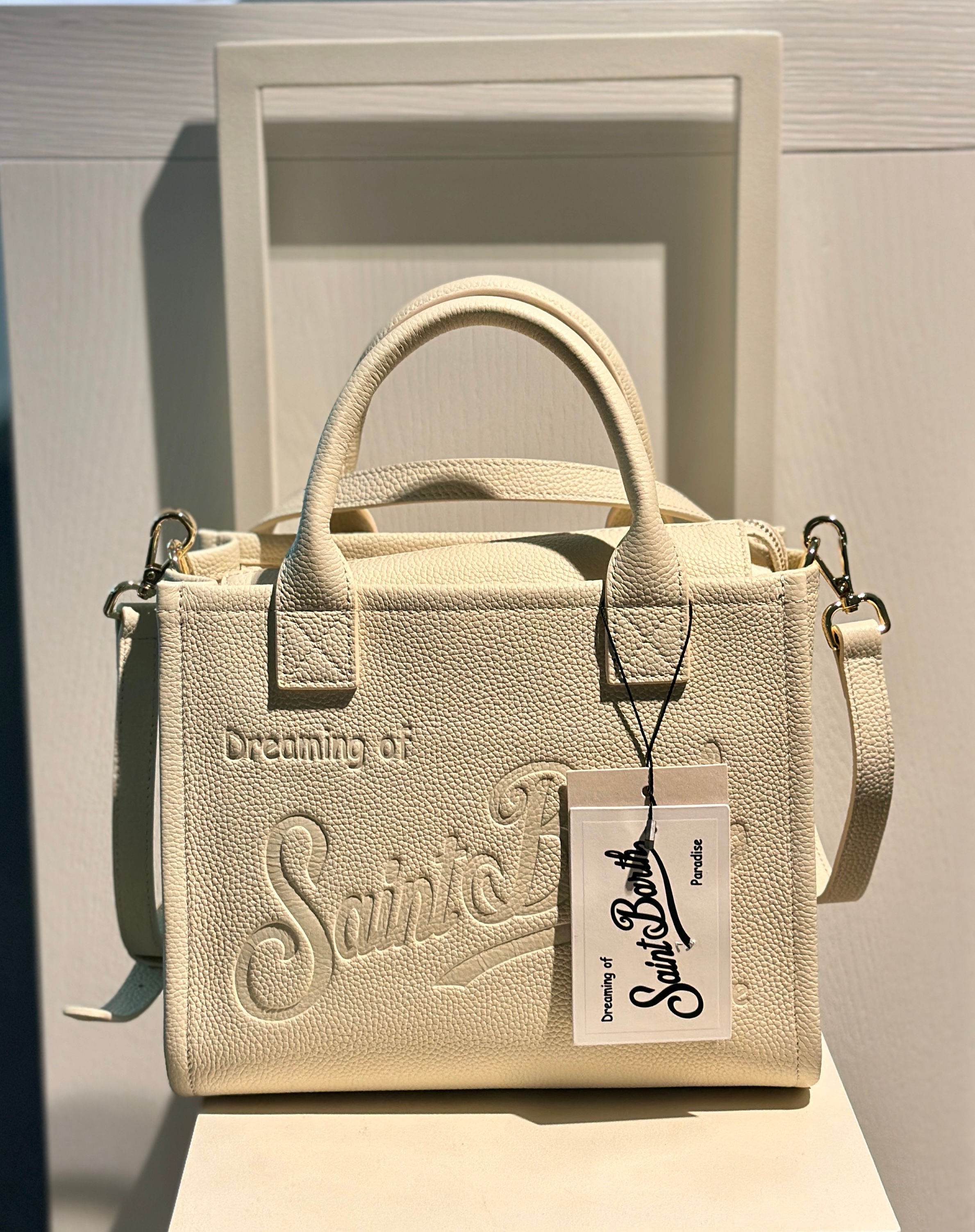 Saint Barth - Vanity Bag Midi in Pelle