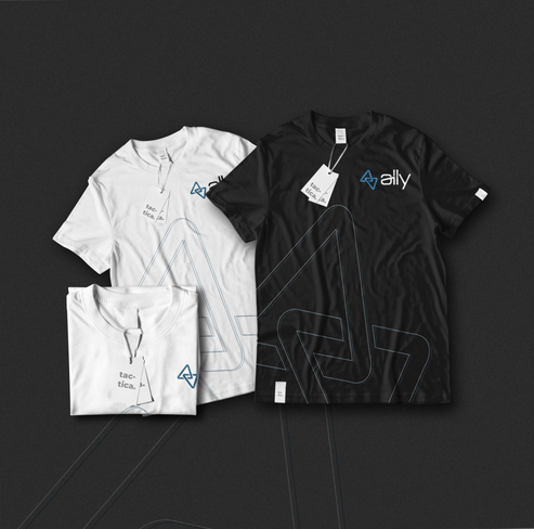 Ally Microfinance Bank T-Shirts Mock Illustrations, Mockup