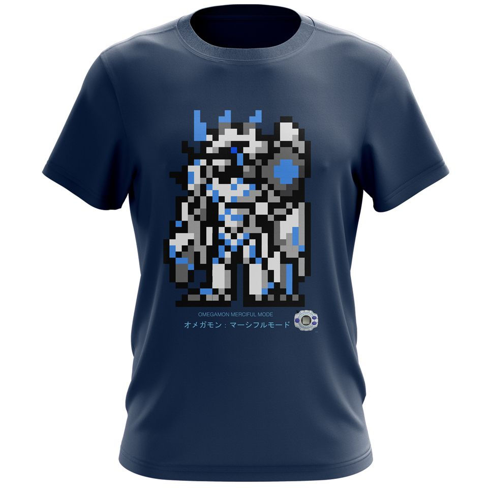 Thumbnail: tshirt digimon omegamon merciful mode colored pixel