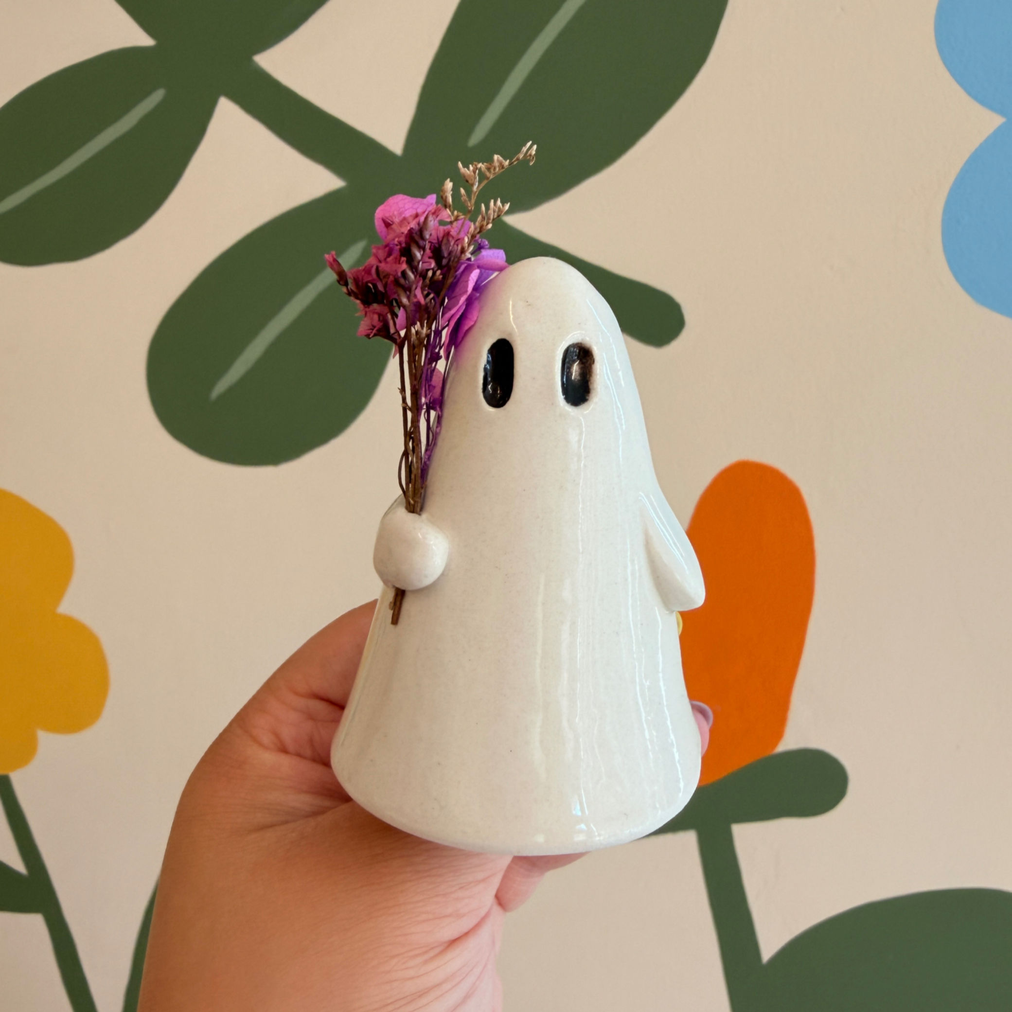 Ghost - Pink & purple flowers