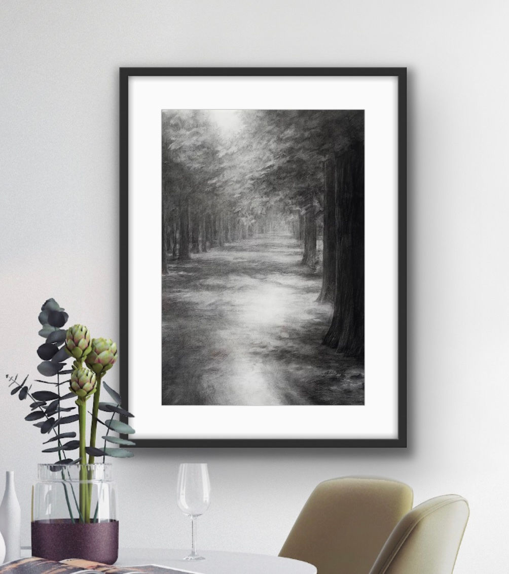 WALK THROUGH CASCINE PARK IN FLORENCE ITALY - Gicleé Print