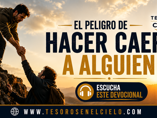 El peligro de hacer caer a alguien