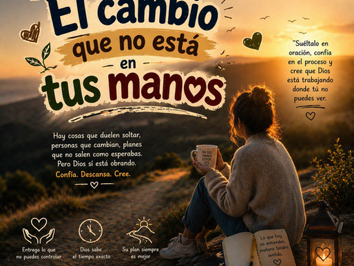 El cambio que no está en tus manos