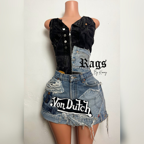 スカート 00s archives VON DUTCH Gimick Skirt スカート 00s archives VON DUTCH Gimick Skirt 00s archives