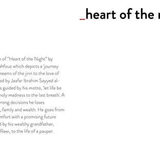 Project: Heart of The Night Synopsis