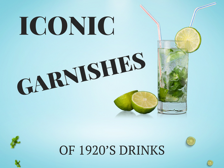 Iconic Garnishes of 1920s Drinks
