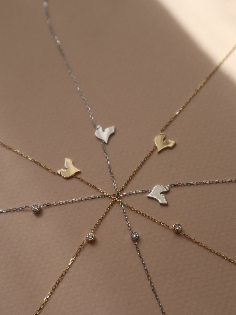 Thumbnail: 0.05 Diamond Kuwait Map Necklace