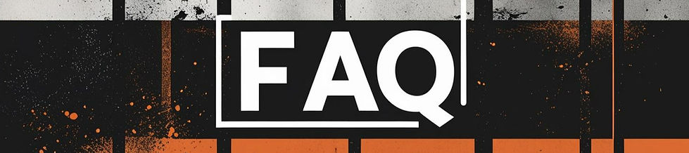 Design a imgae for a 'FAQ' section of a prison pen pal platform. The style is bold yet c