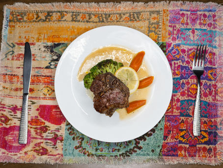 Honey Lemon Butter Lamb Chops