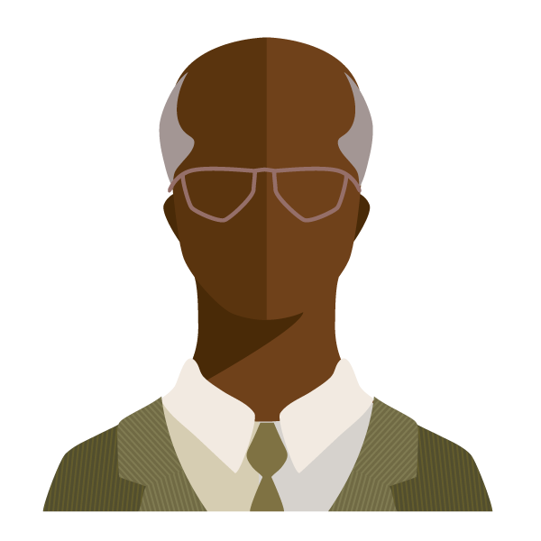 Minimalist Male Portrait