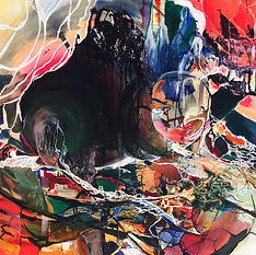 Involvement with chance paige v-w vw long distance relationship art beautiful art love art about love abstract nature painting oil artists to watch