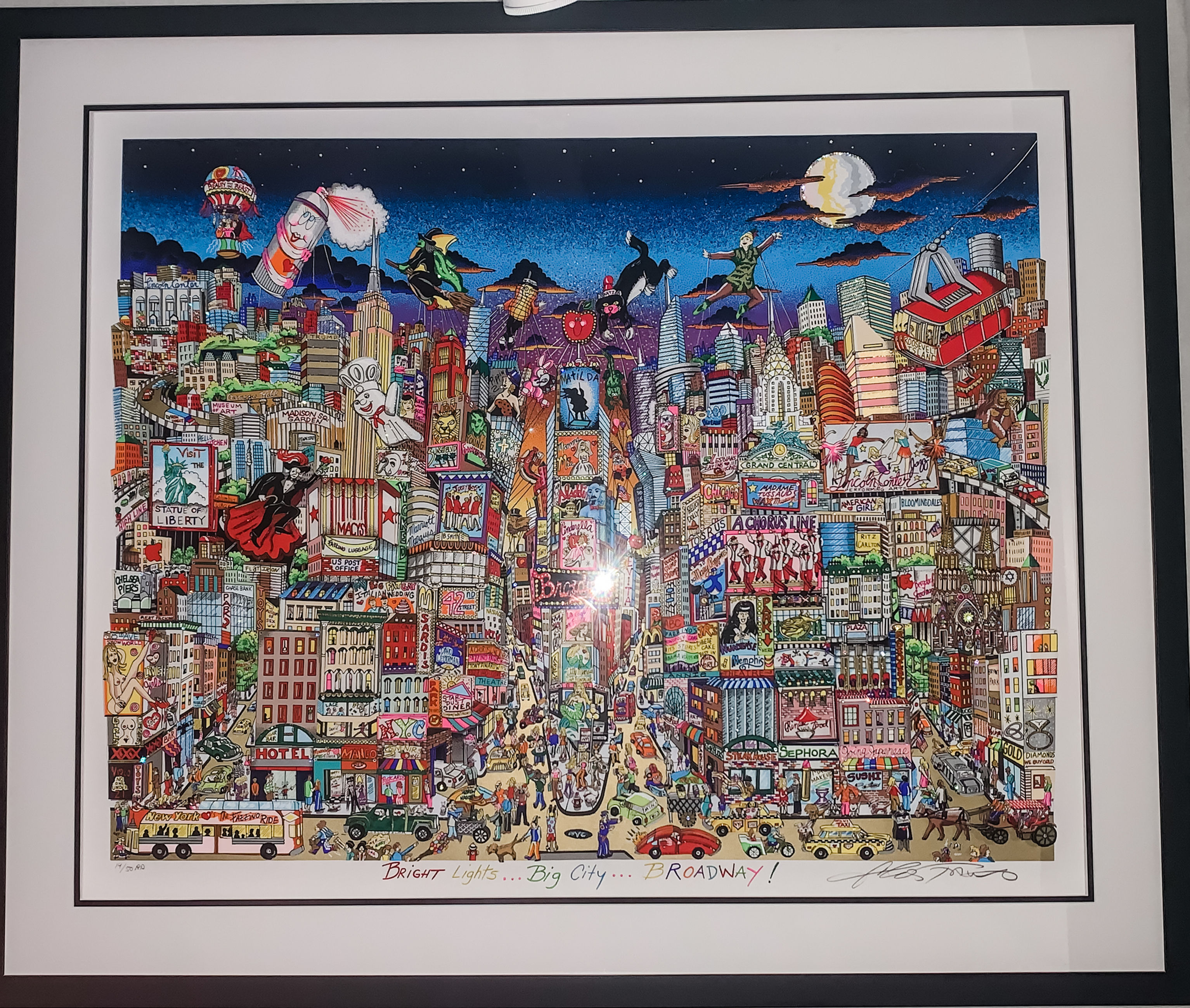 Charles Fazzino- Broadway