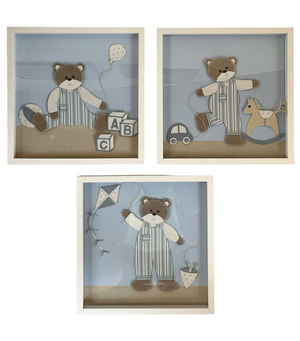 Miniatura: Quadros Ursinhos Celina Dias