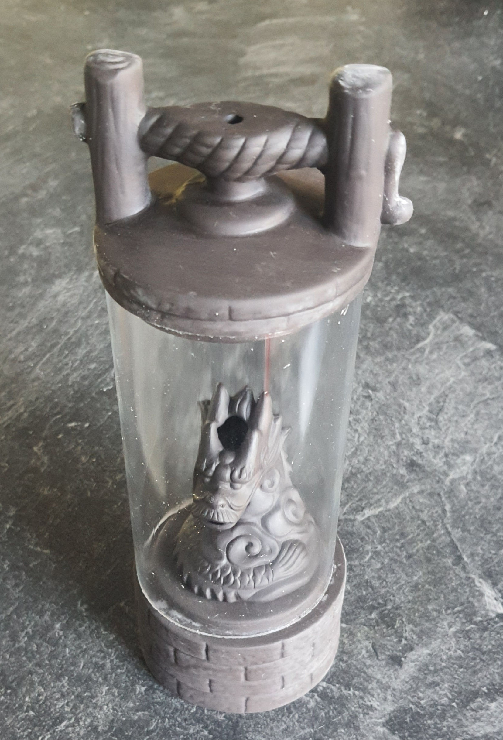 Backflow røgelsesholder - Drage vandfald