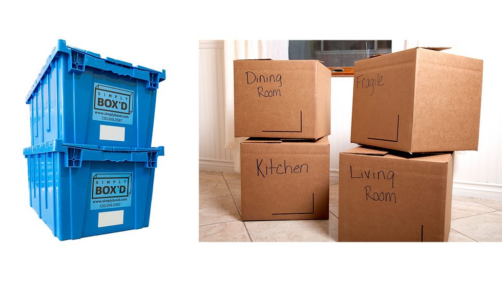 Comparing Renting Reusable Moving Crates and Purchasing Cardboard Boxes