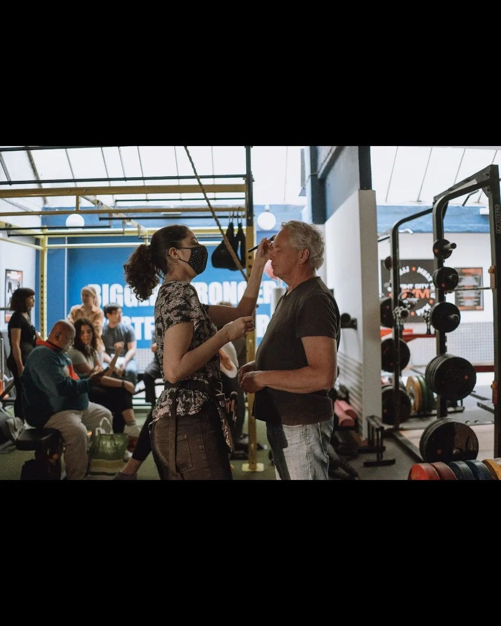 Still of Me Doing Anti-Shone on Dinah (2022) Set.