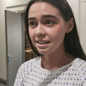 Mia Bowd on the Set of Sister Sister (2021)