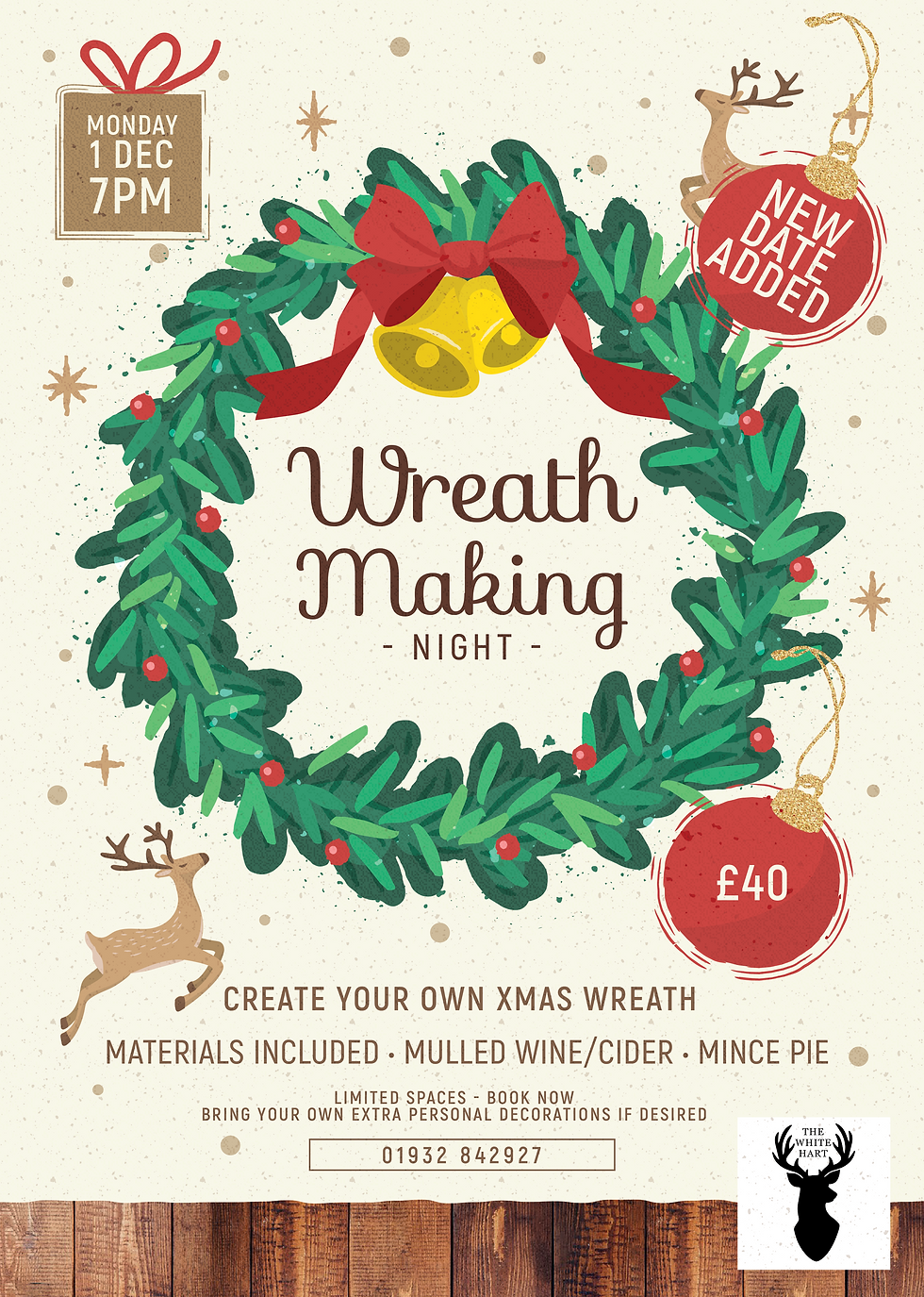 Christmas Wreath Making Night