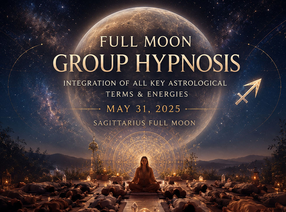 FULL MOON GROUP HYPNOSIS- THE END OF INTERNAL EXILE - A RETURN TO YOUR ESSENCE