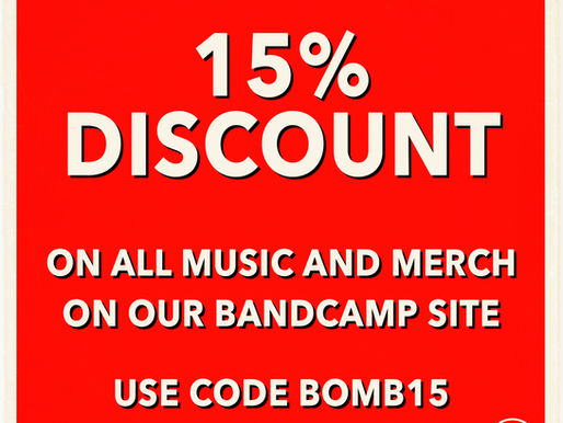 Bandcamp Friday 15% Discount