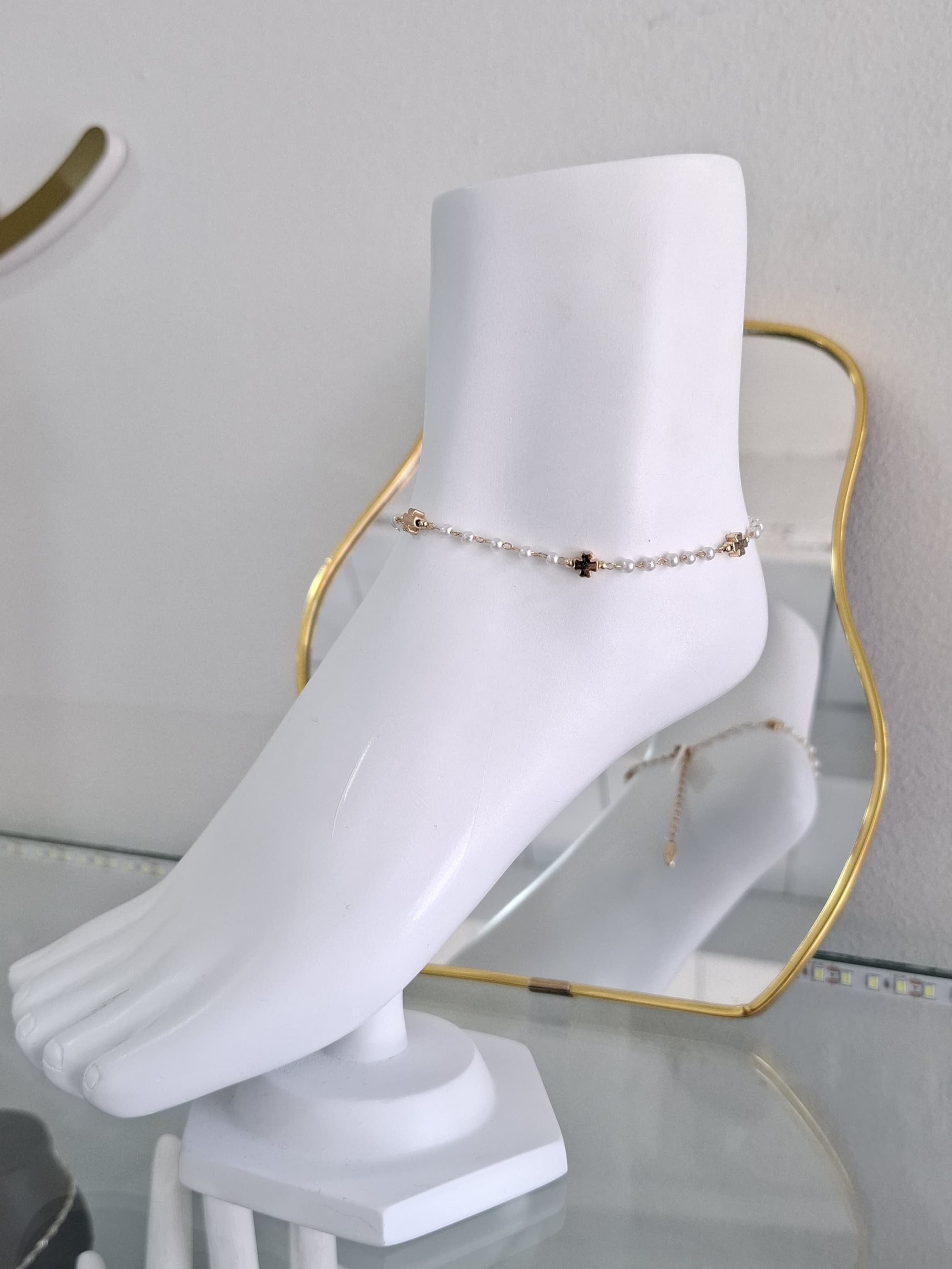 Tobillera de Oro Laminado – Brilla en Cada Paso