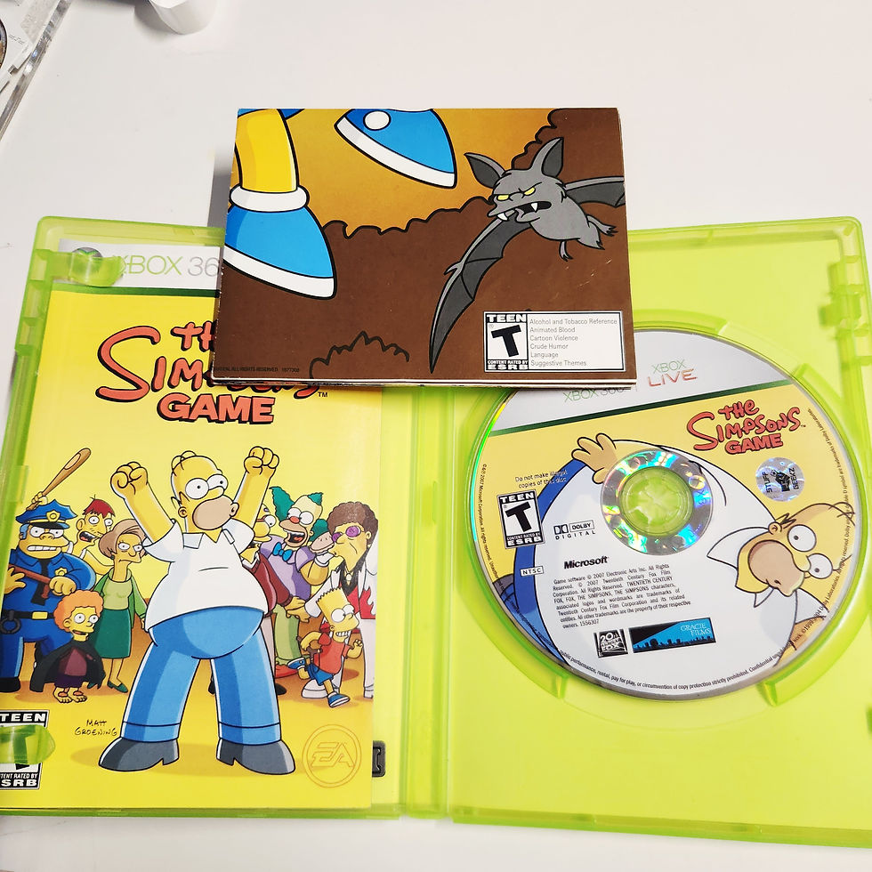 Thumbnail: Xbox 360 The Simpsons Game CIB - Pre-owned