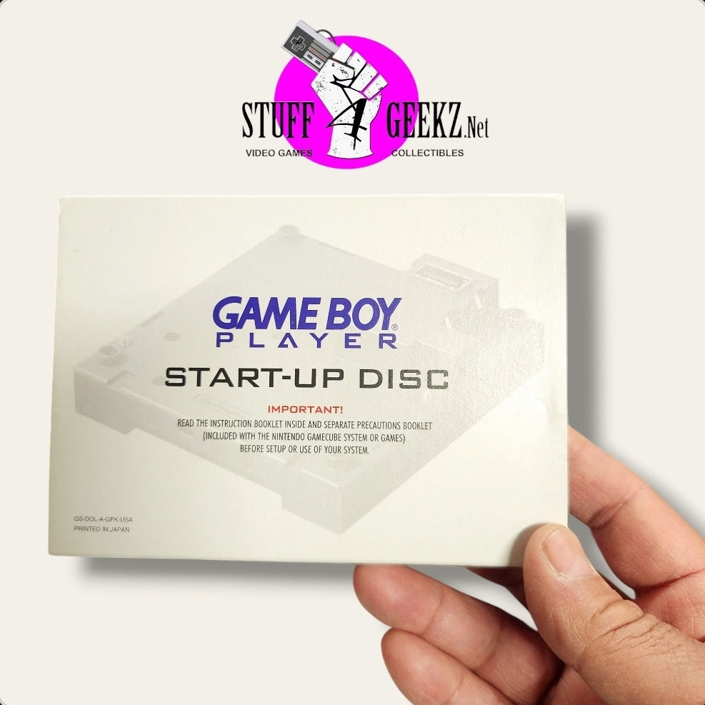 Gamecube Gameboy Player Start-Up Disc Box W/Sleeve (Pre-owned)