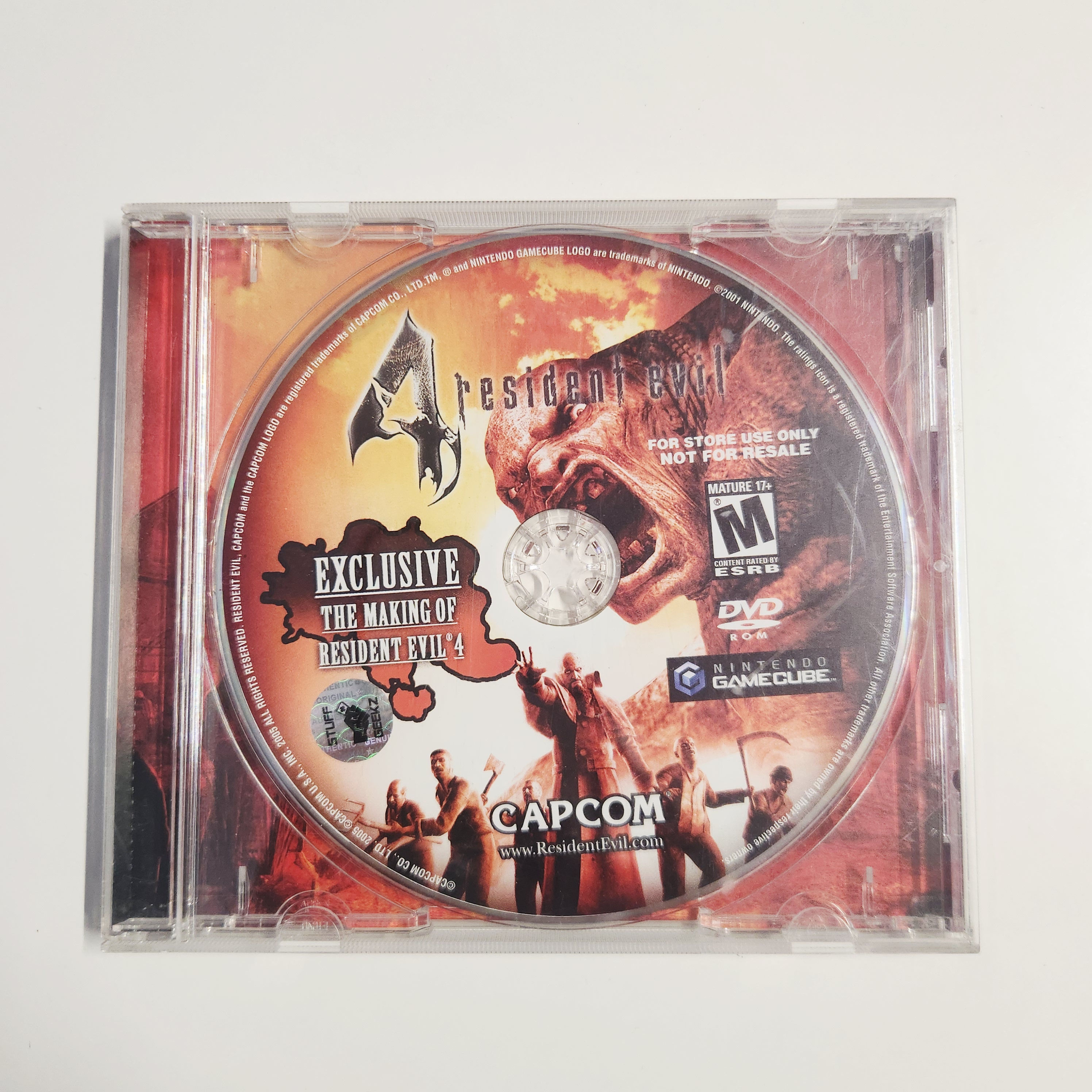 The Making Of Resident Evil 4 Promotional Promo DVD (Nintendo Gamecube, 2005)