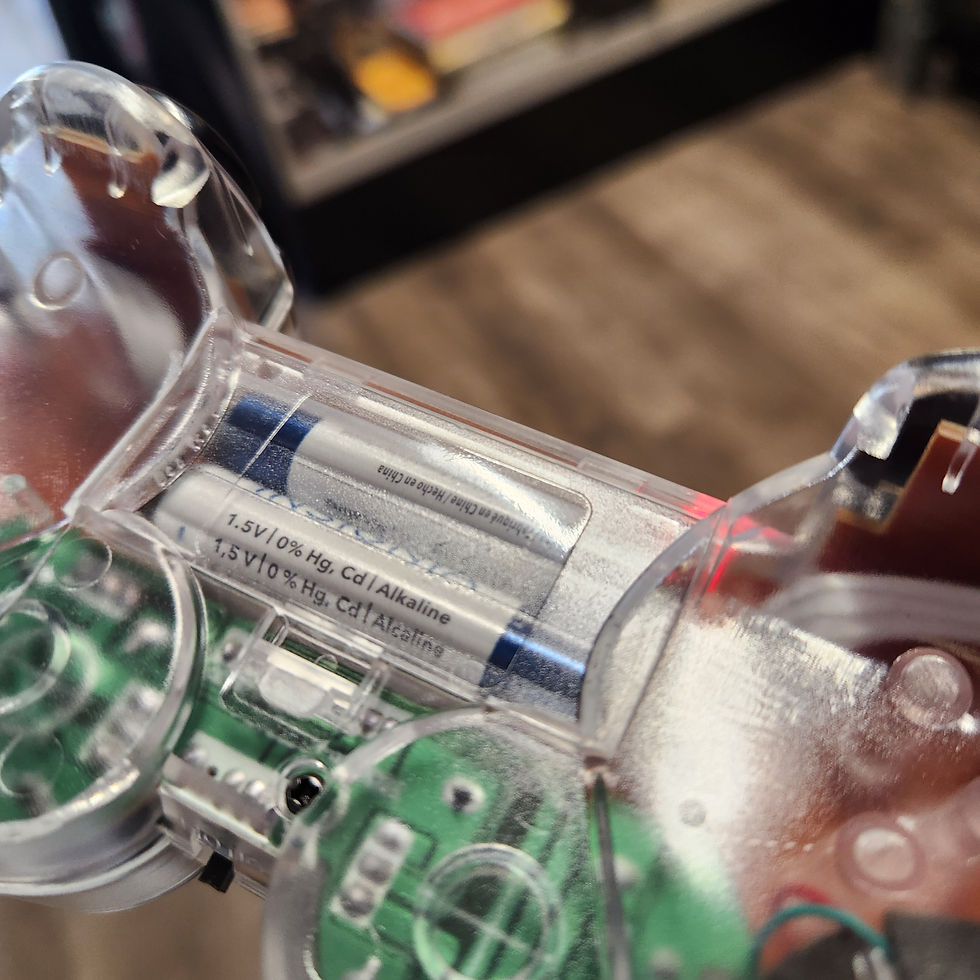 Thumbnail: PS2/PS1 Wireless Controller Clear Green (NEW)