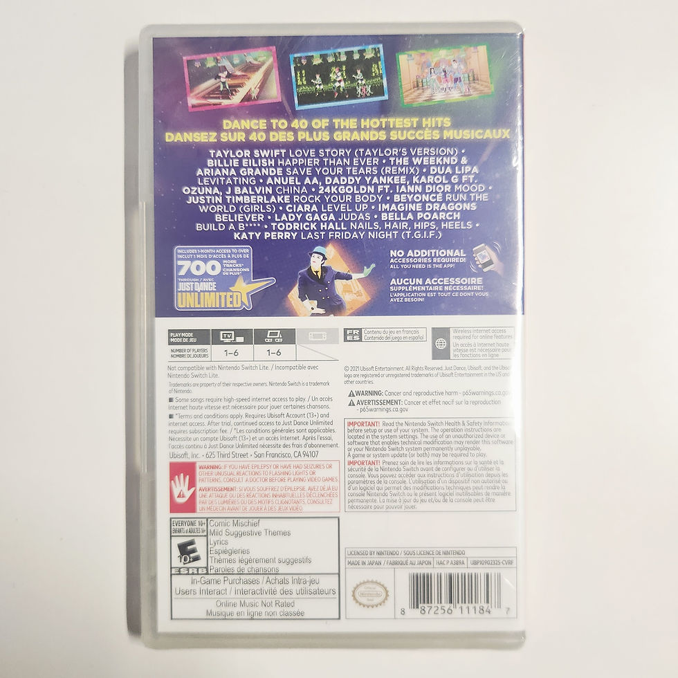 Thumbnail: Switch Just Dance 2022 - Brand New, Sealed