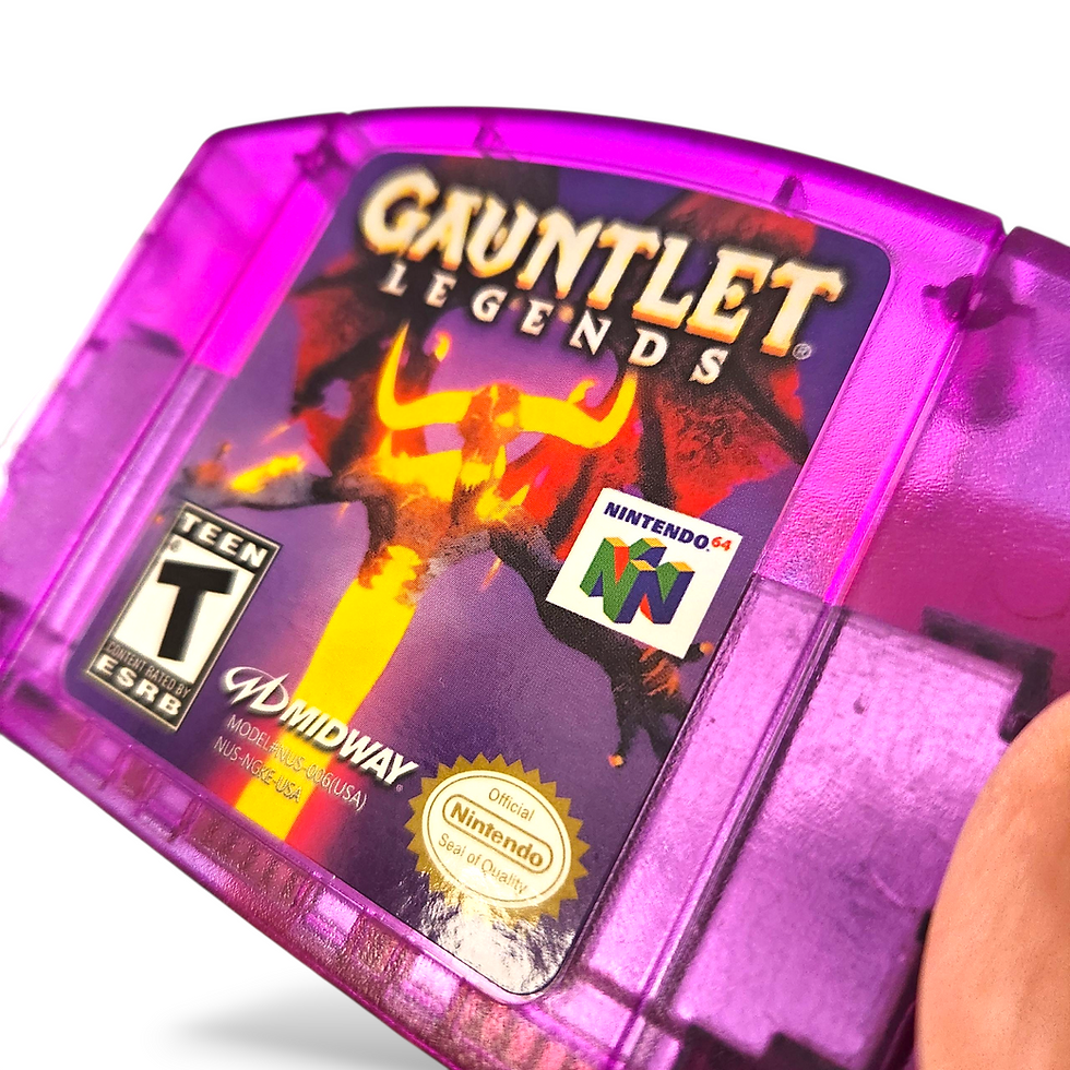 Thumbnail: N64 Gauntlet Legends (Clear Purple) - Unbranded 
