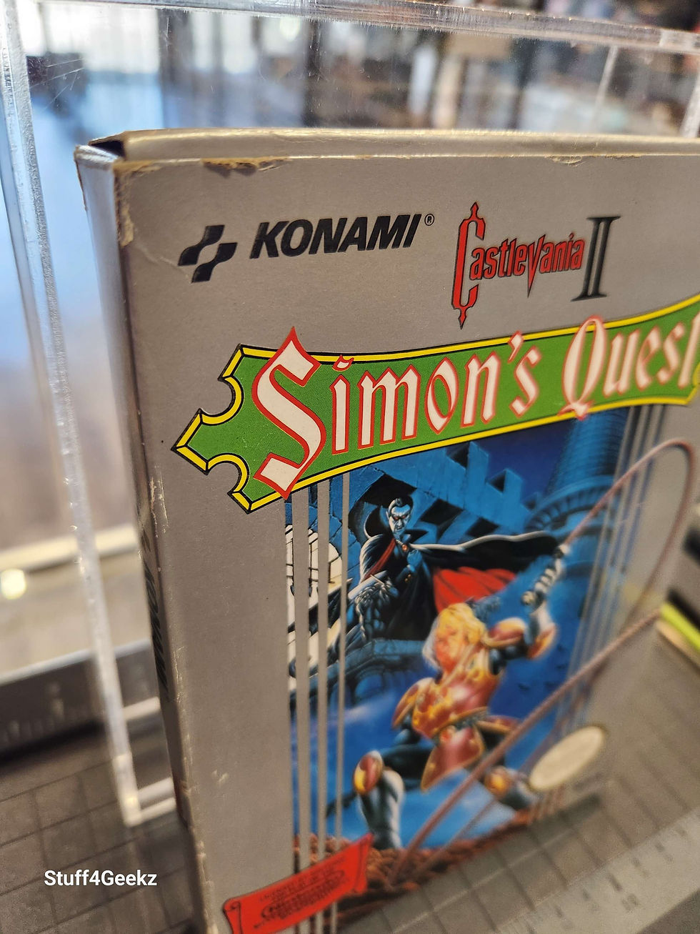 Thumbnail: NES Castlevania 2 Simon's Quest CIB W/Acrylic (Pre-owned)