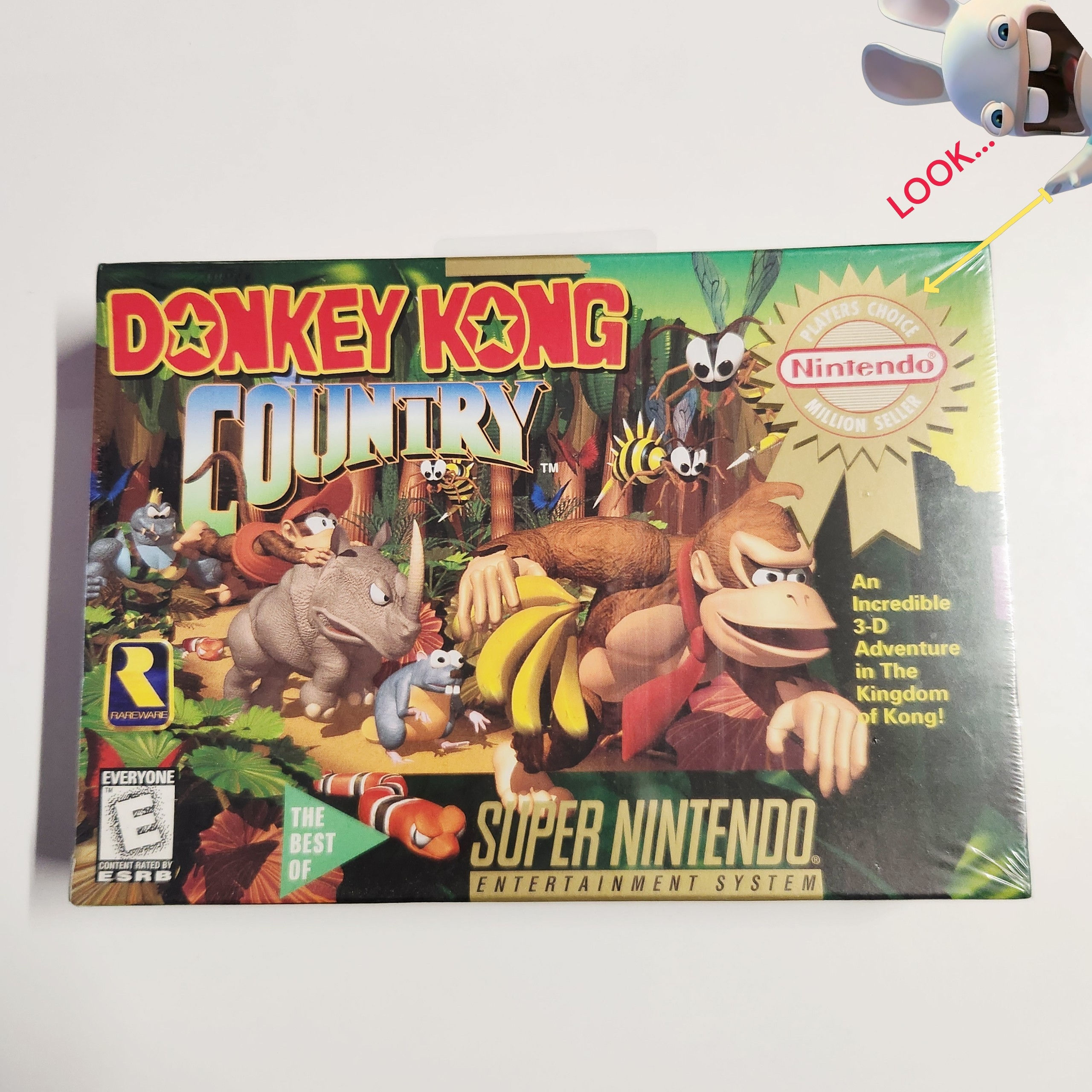 SNES Donkey Kong Country (Super Nintendo, 1994) - NEW, SEALED