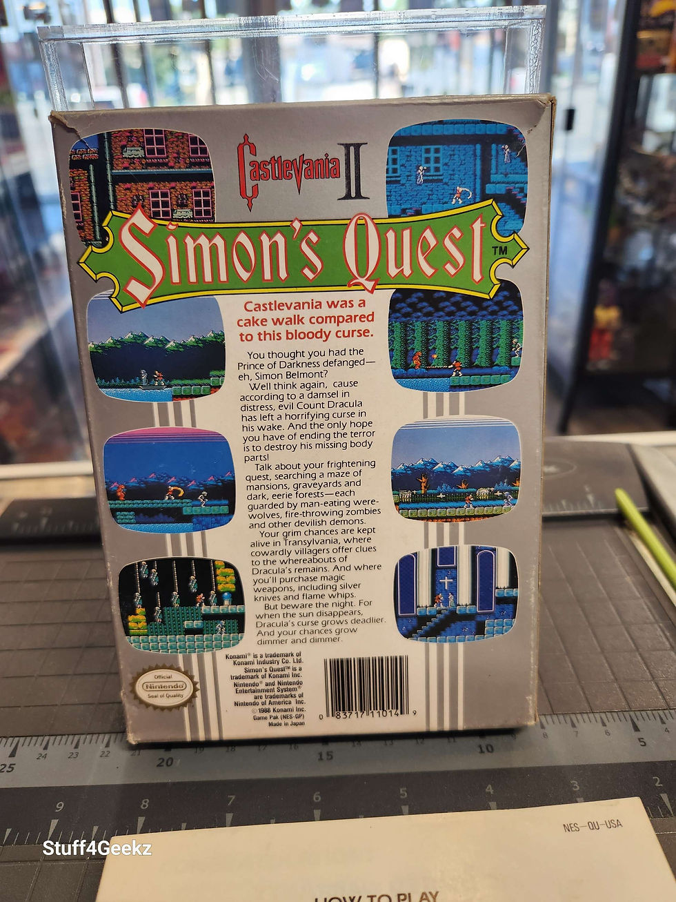 Thumbnail: NES Castlevania 2 Simon's Quest CIB W/Acrylic (Pre-owned)