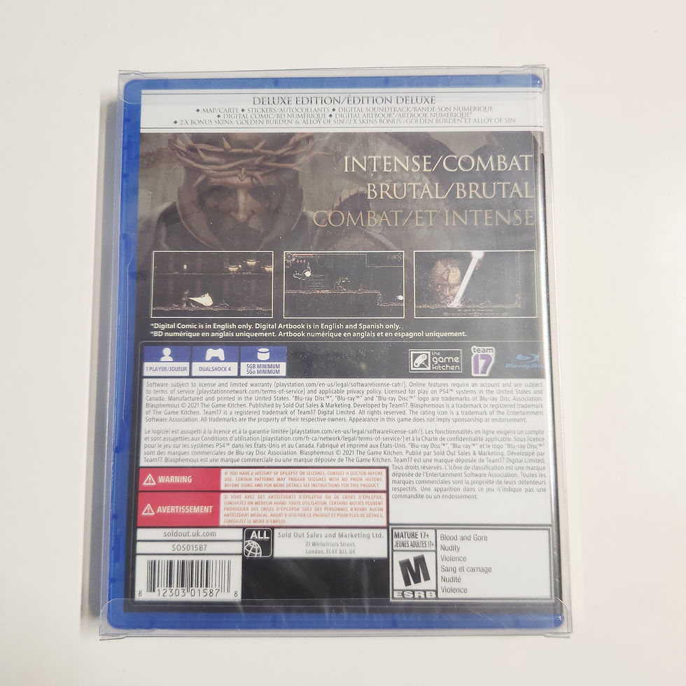 Thumbnail: PS4 Blasphemous (Deluxe Edition) - PlayStation 4 2021 - Brand New