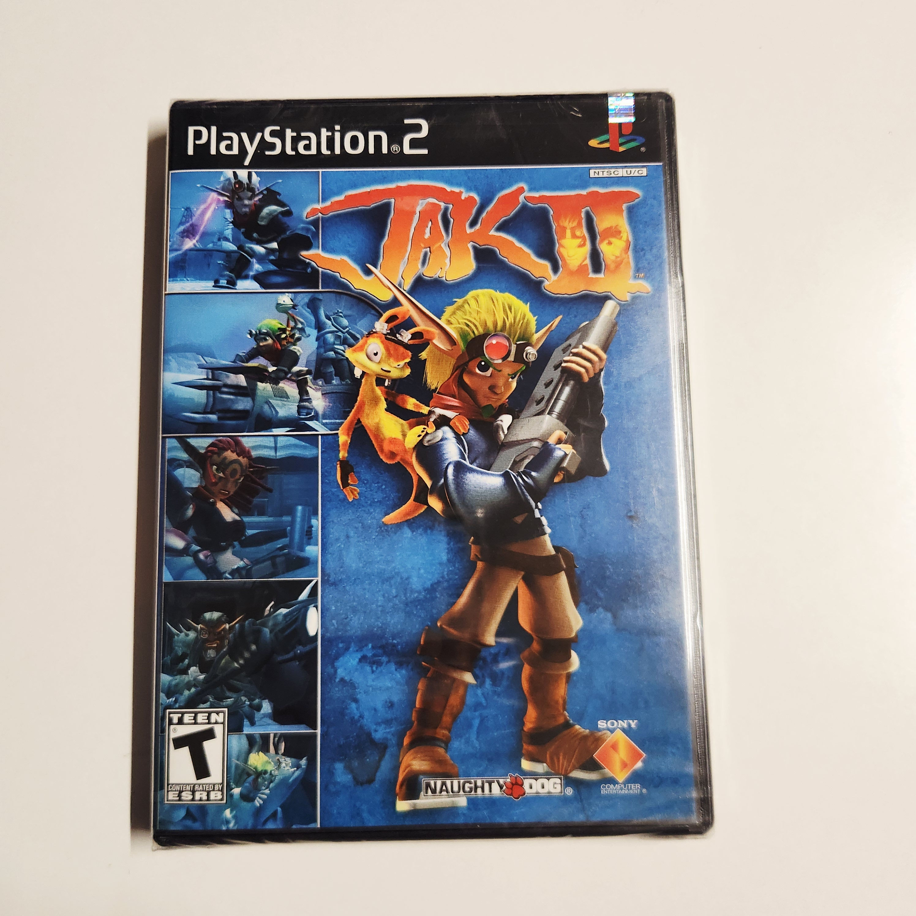 PS2 Jak 2 (Sony PlayStation 2, 2004) SEALED, Y-FOLD, SEC STRIP - NEW