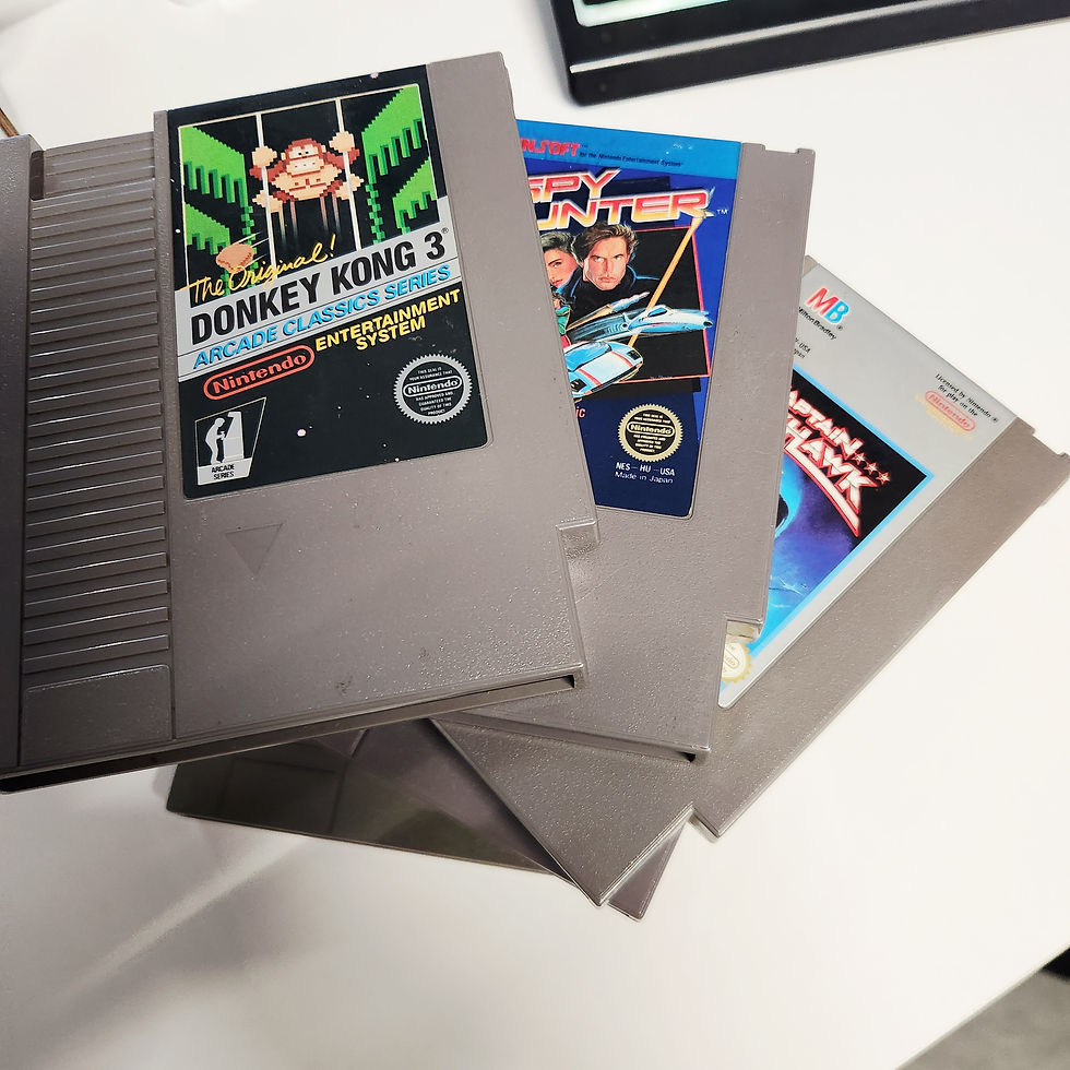 Thumbnail: NES 5 GAMES Donkey Kong 3, Spy Hunter, WWF Wrestlem + - TESTED