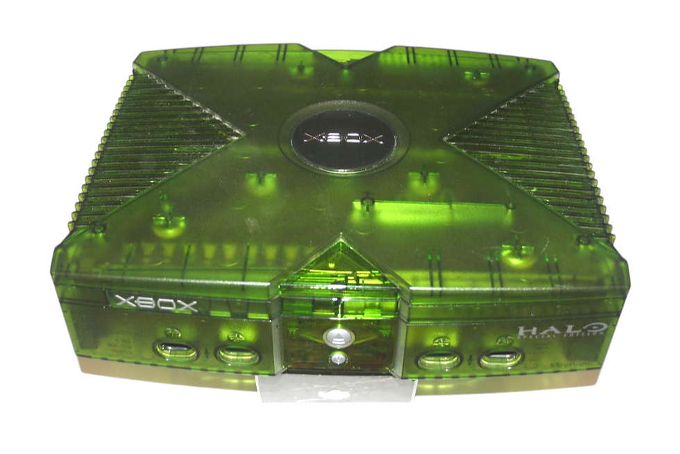 Thumbnail: Xbox Classic Halo Edition System - (FOR PARTS)