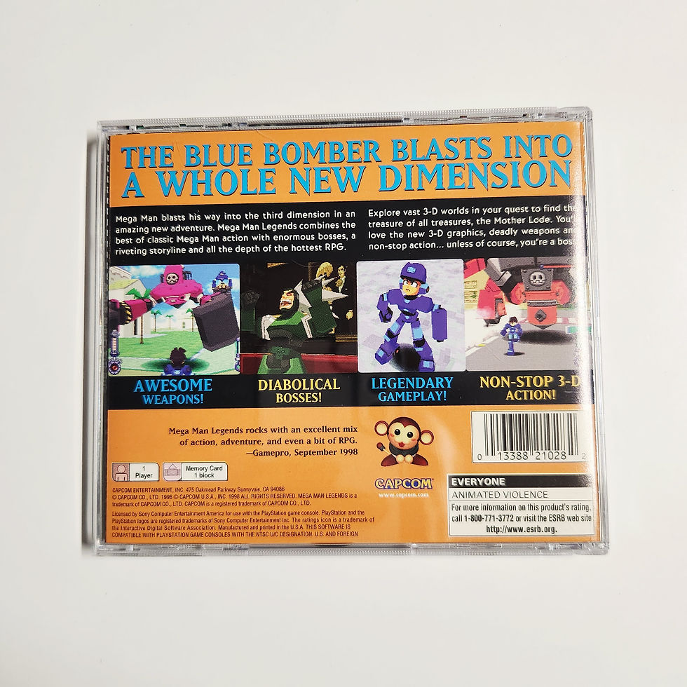 Thumbnail: PS1 Mega Man Legends (W/Registration Card) CIB - Tested & Working