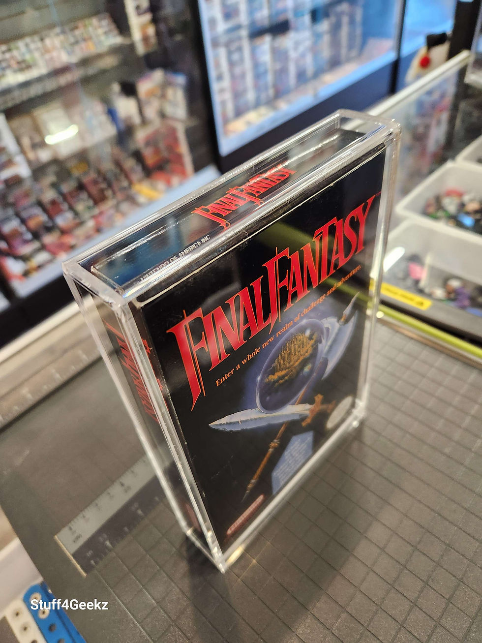 Thumbnail: NES Final Fantasy CIB With Acrylic UV Case (Pre-owned)